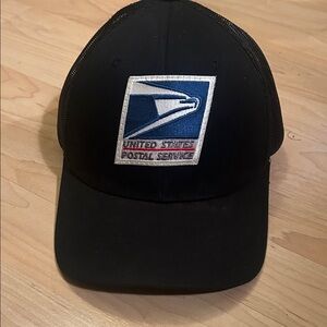 Black USPS Trucker Hat
